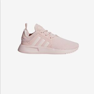 Baby Pink Adidas! Size 3 (Kids) Only worn once!